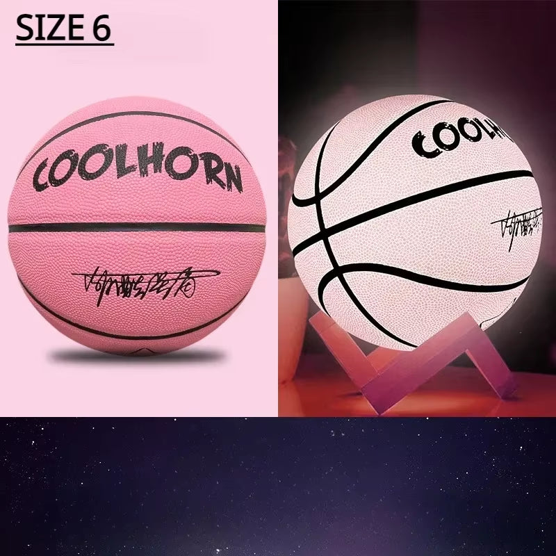 Luminescent Basketball, 7 inch size for children and adults