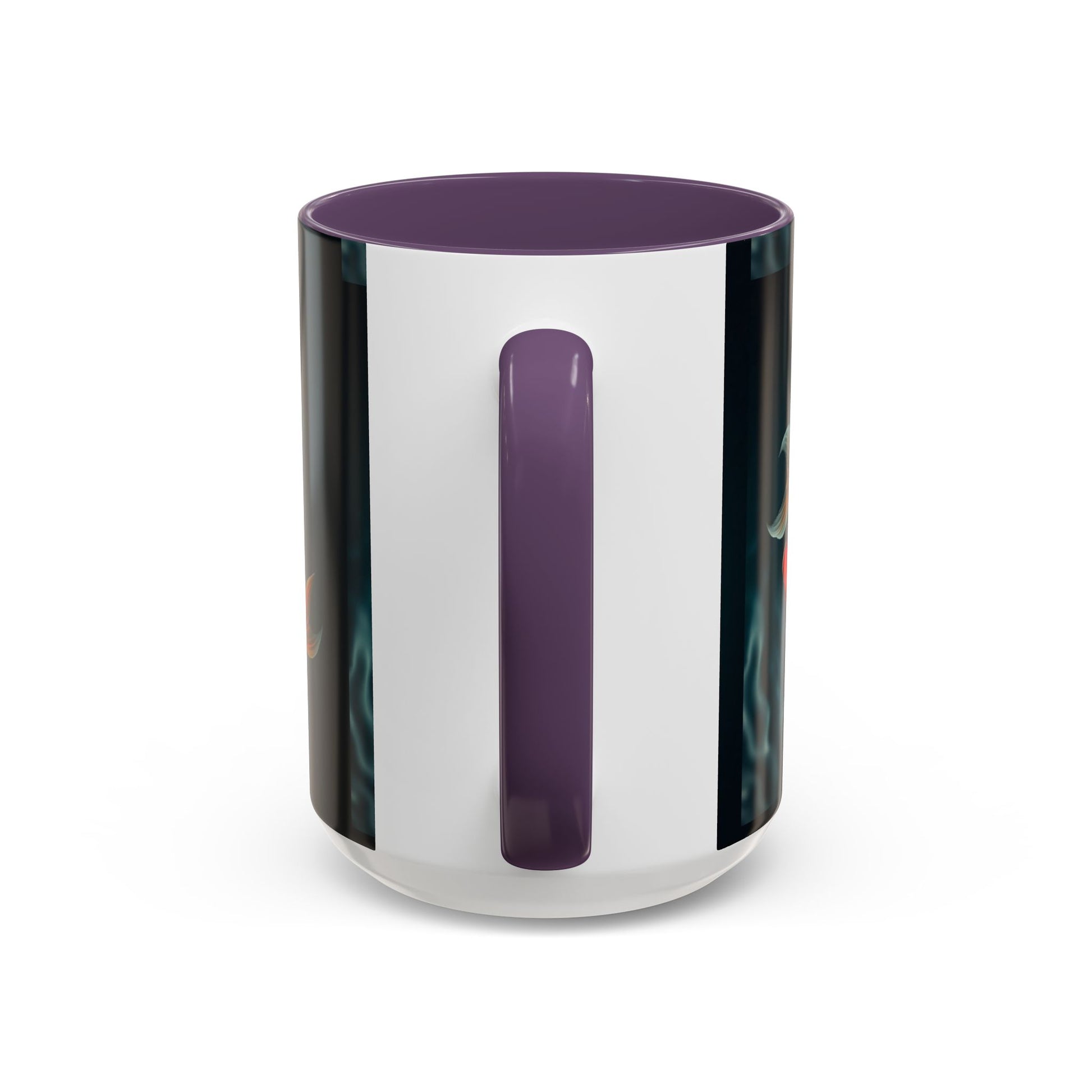 Koi Fish Accent Coffee Mug, Artistic Drinkware, Tea Lover Gift, Unique Home Decor, Birthday Present, Zen Coffee Cup