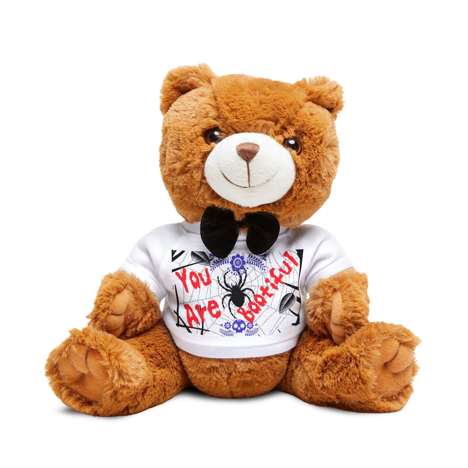 Adorable Teddy Bear Gift with T-Shirt - 'You Are Beautiful' Design, Cute Plush Toy, Birthday Present, Children's Gift, Encouragement Gift