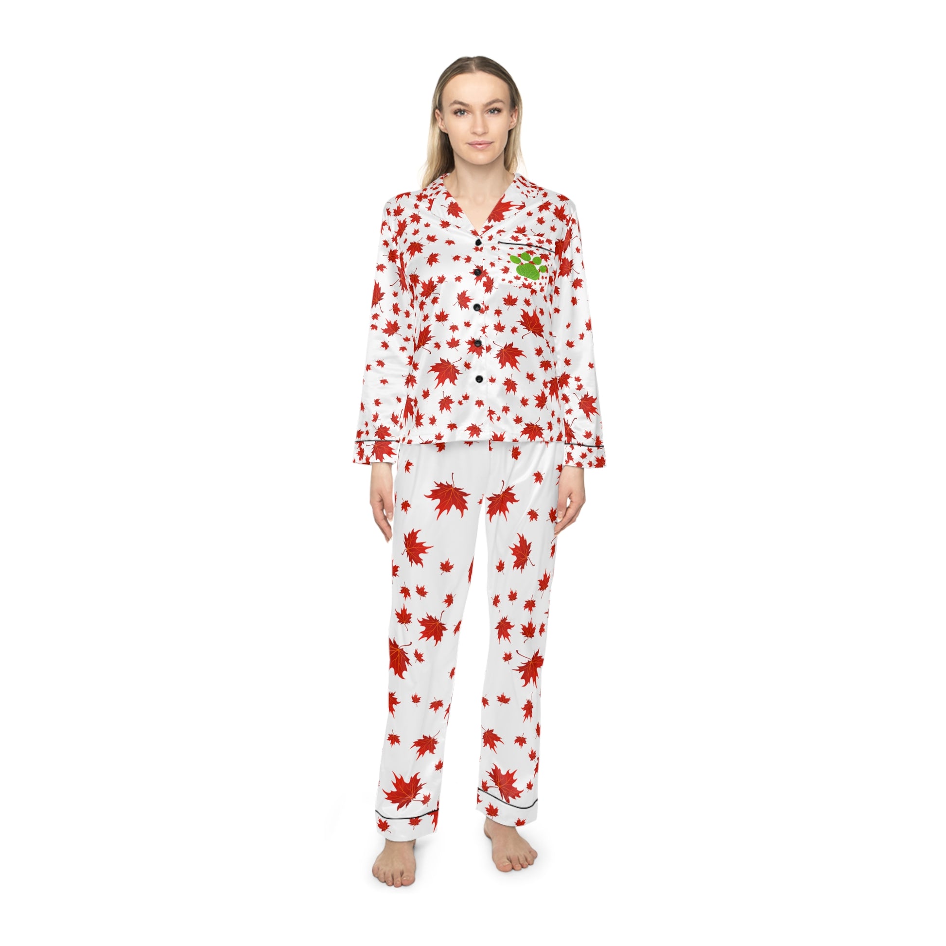 Cozy Floral Satin Pajamas - Perfect for Sleepovers, Self-Care Days, and Everyday Luxe Nights, Mother's Day Gift, Relaxation Wear