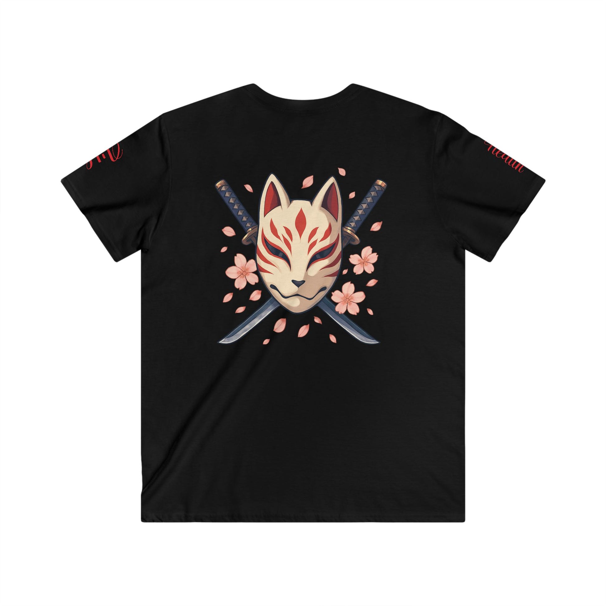 Koi Fish V-Neck Tee | Japanese Art Shirt, Casual Wear, Unique Gift, Summer Fashion, Anime Merchandise