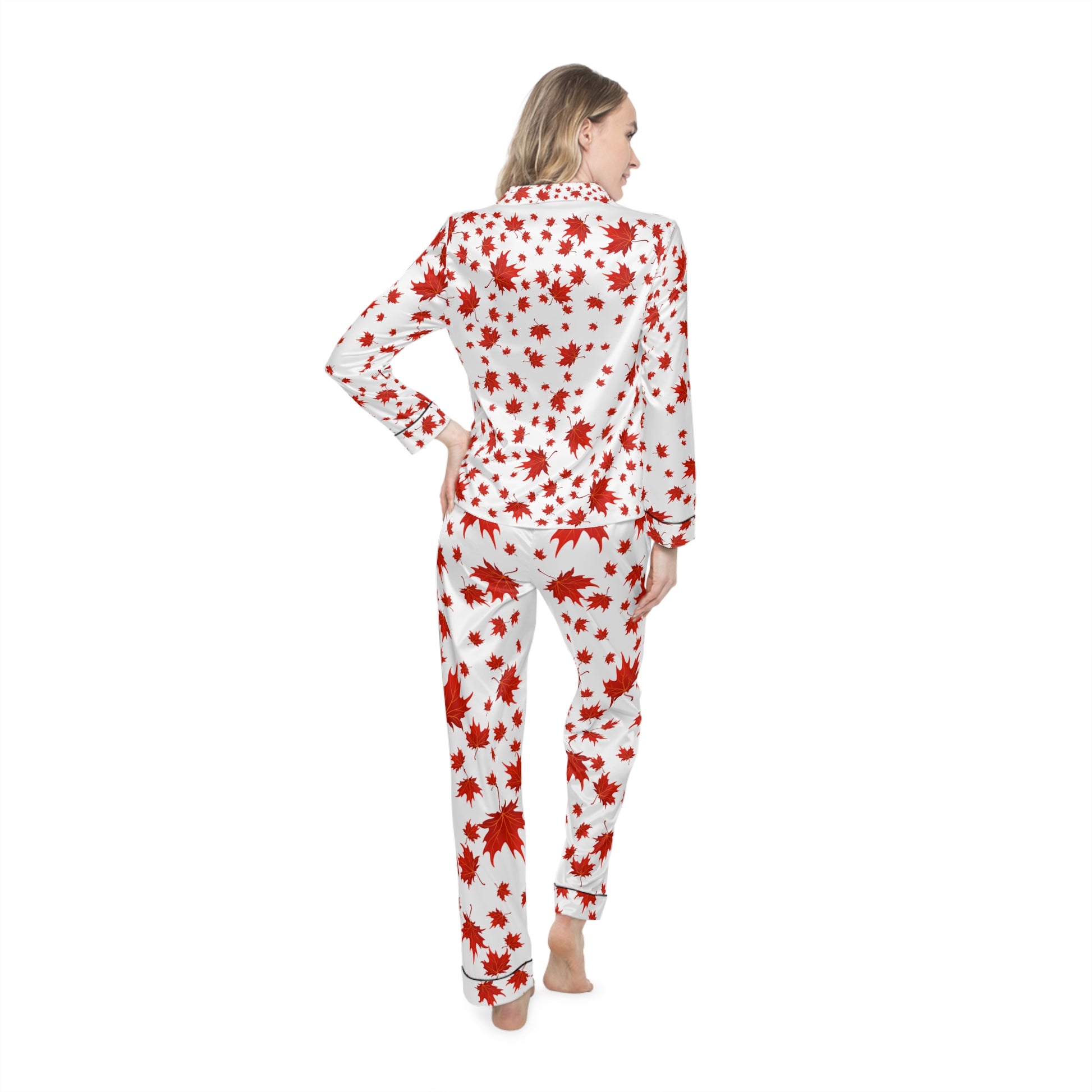 Cozy Floral Satin Pajamas - Perfect for Sleepovers, Self-Care Days, and Everyday Luxe Nights, Mother's Day Gift, Relaxation Wear