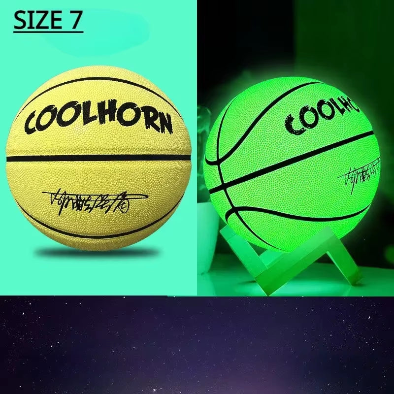 Luminescent Basketball, 7 inch size for children and adults