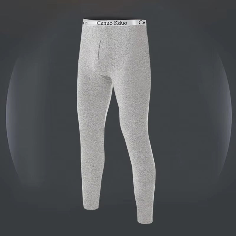 2025 New Men'S Tight Sports Pants Slim Pants Autumn and Winter Thermal Pants Plush High Stretch Quick Drying Compression Pants