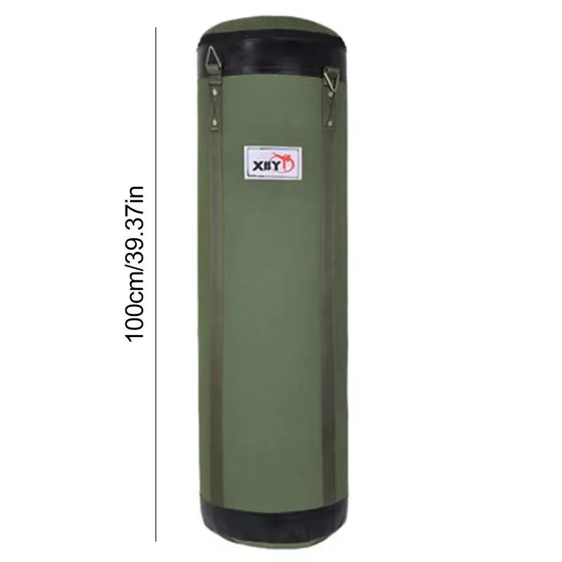 Punching bag, made of super-tough 60/80/100 cm Oxford military fabric, with sponge, for indoor and outdoor hanging, with chain.