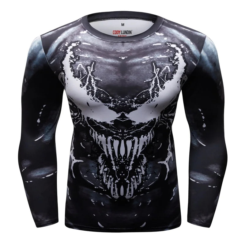 Rashguard shirt and pants for MMA, BJJ, fitness, boxing, Muay Thai, and kickboxing.