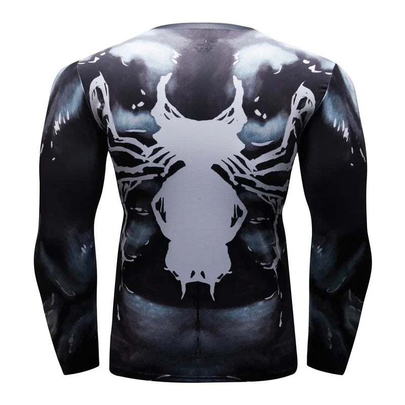 Rashguard shirt and pants for MMA, BJJ, fitness, boxing, Muay Thai, and kickboxing.