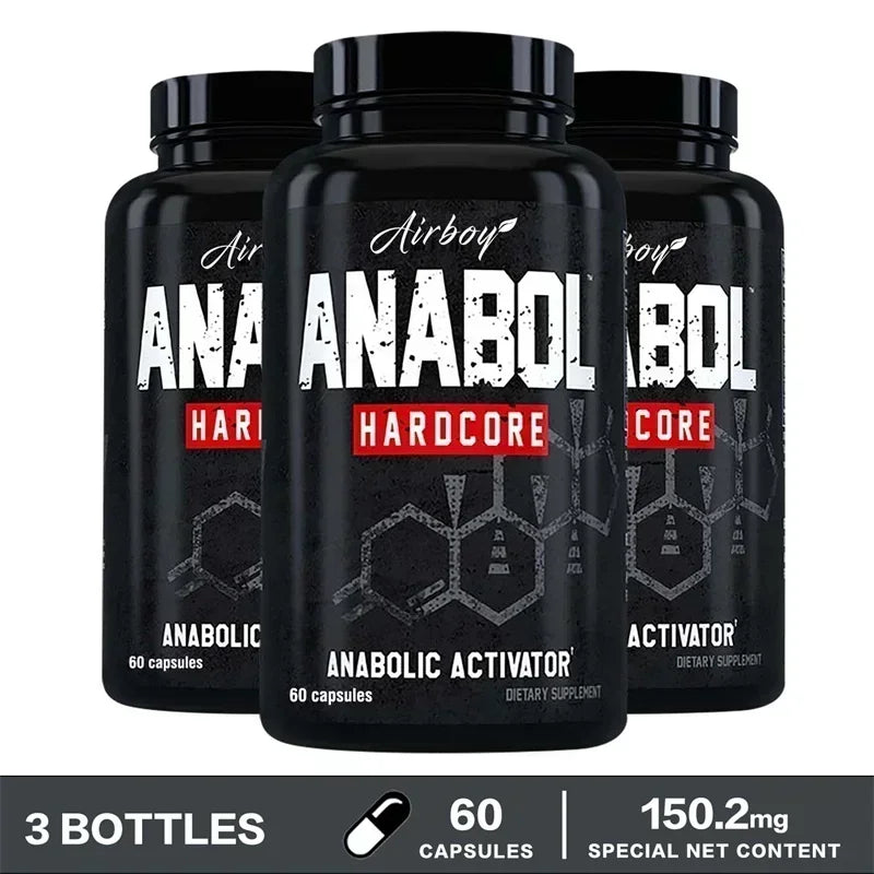 Anabol Hardcore Supplement - Repair Muscle, Muscle Growth, Energy Support, Metabolism.
