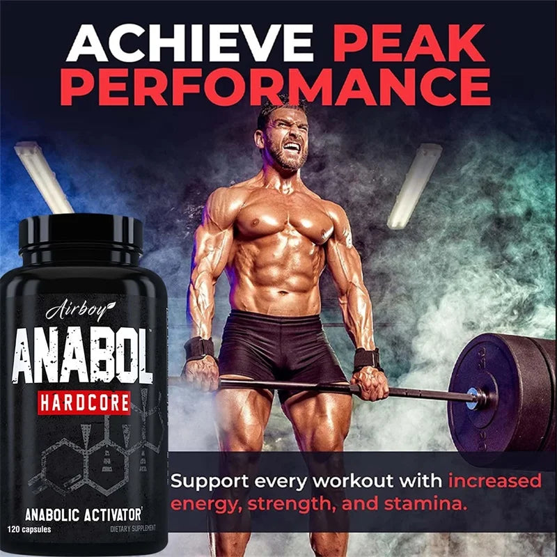 Anabol Hardcore Supplement - Repair Muscle, Muscle Growth, Energy Support, Metabolism.