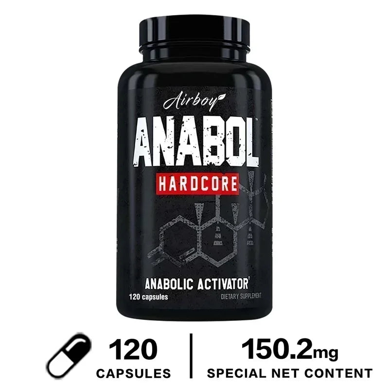 Anabol Hardcore Supplement - Repair Muscle, Muscle Growth, Energy Support, Metabolism.