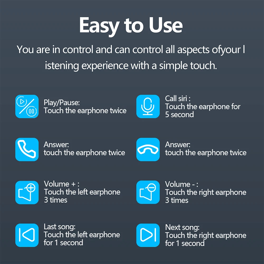 YYK-Q80 Smart AI Earphones Translate 144 Languages ​​Hifi Stereo Translation Waterproof Sports Earphones new.