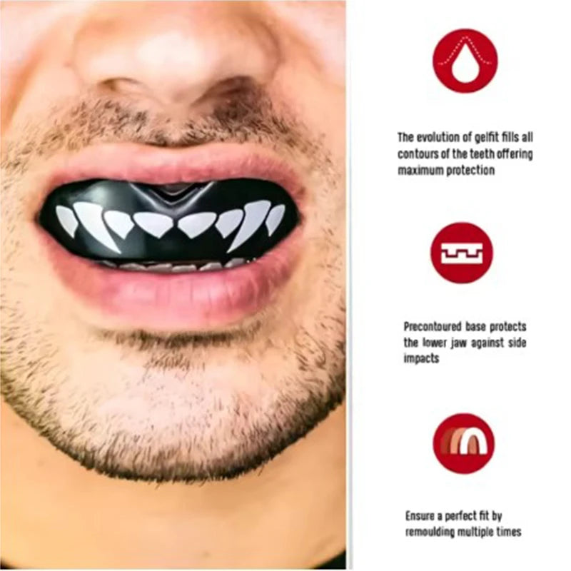 Protector bucal deportivo para adultos y niños; boxeo, muay thai, MMA, lucha y rugby
