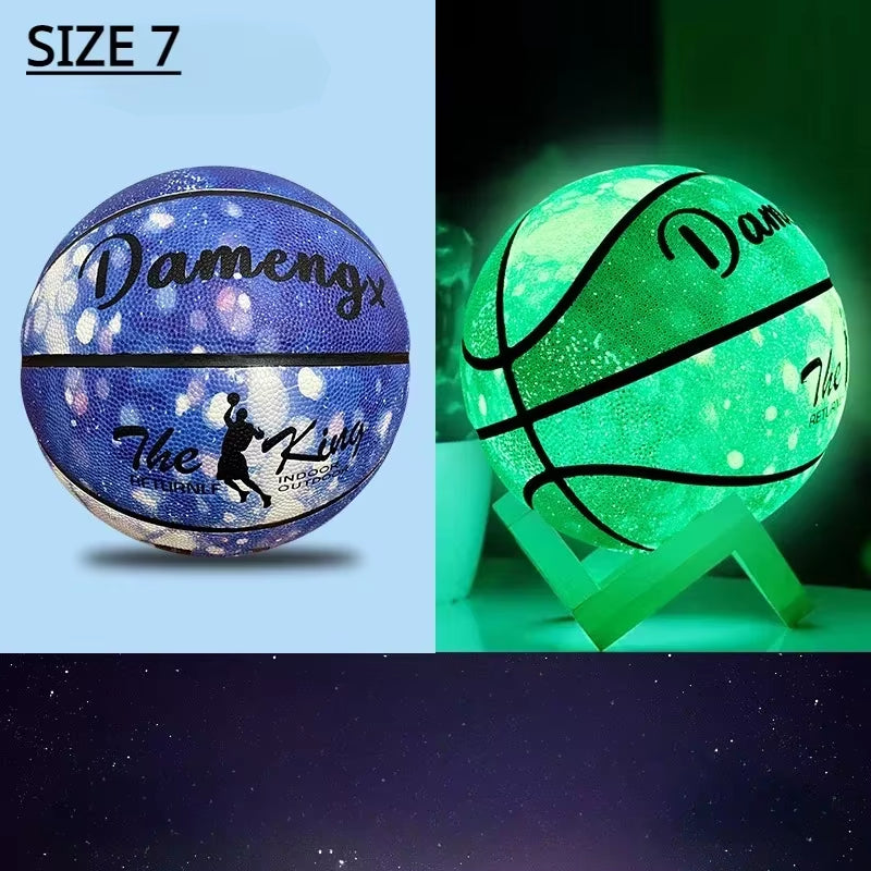 Luminescent Basketball, 7 inch size for children and adults