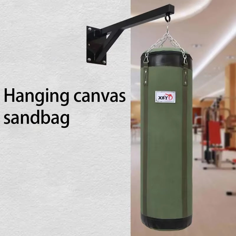 Punching bag, made of super-tough 60/80/100 cm Oxford military fabric, with sponge, for indoor and outdoor hanging, with chain.