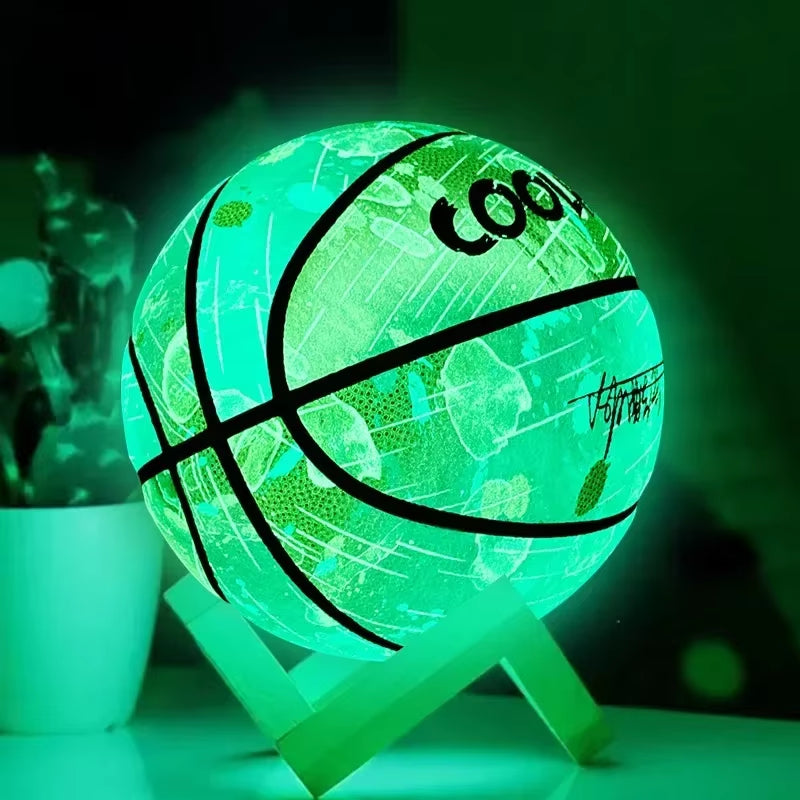 Luminescent Basketball, 7 inch size for children and adults