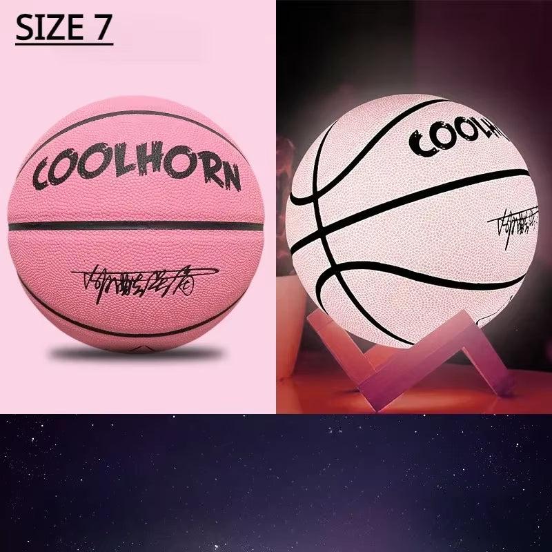 Luminescent Basketball, 7 inch size for children and adults