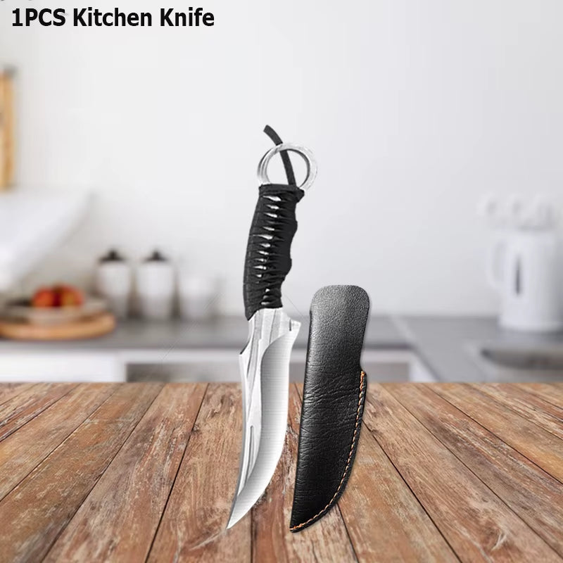 WXCOO brand multipurpose handmade knife set for professional chefs