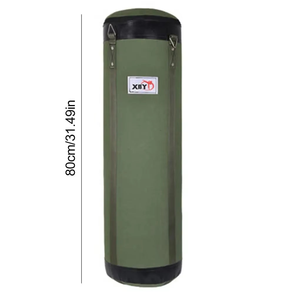 Punching bag, made of super-tough 60/80/100 cm Oxford military fabric, with sponge, for indoor and outdoor hanging, with chain.